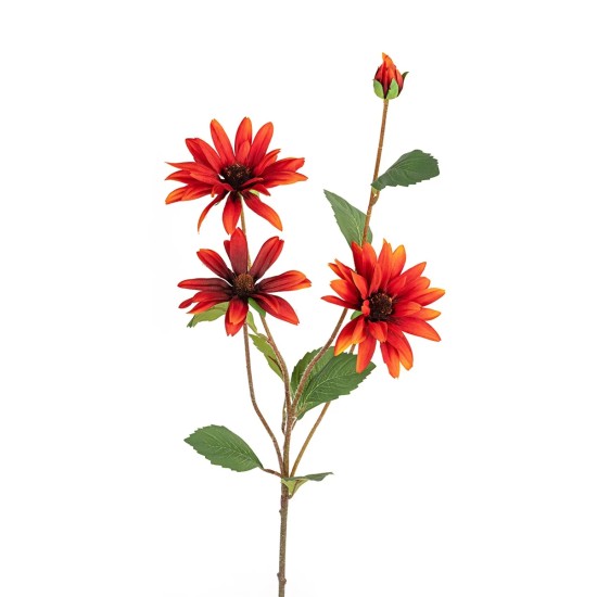 ASTER 80CM ORANJE/ROOD