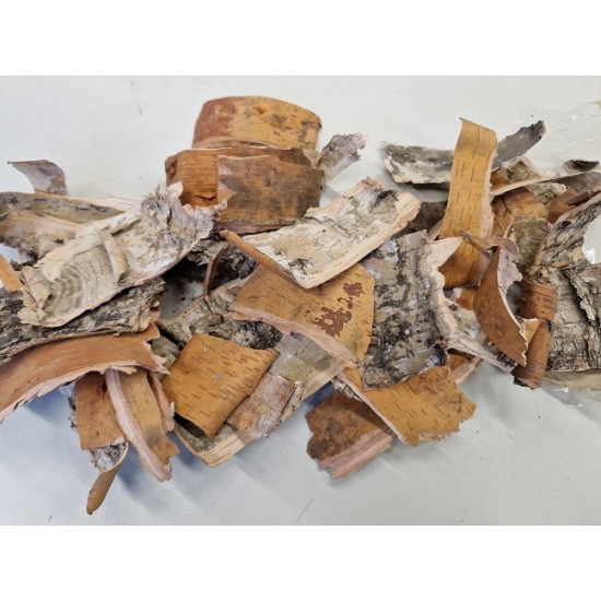 BIRCH BARK THIN +/-250GR NATURAL