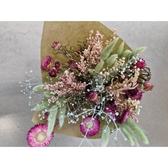 BOUQUET KRAFT AUBERGINE TINGLING