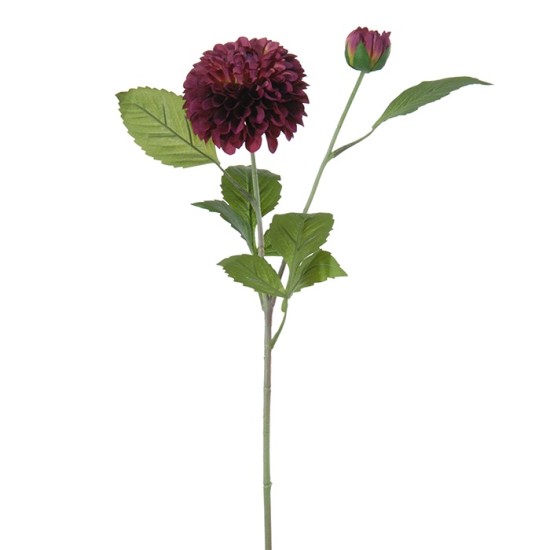 DAHLIA 60CM BURGUNDY