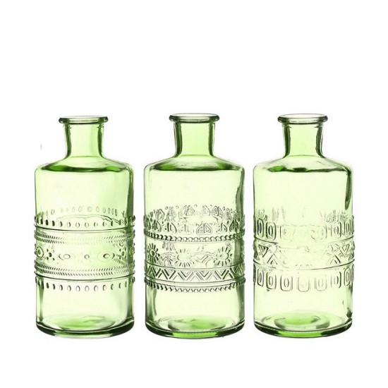 BOTTLE PORTO SOFT GREEN D7.5 H15.8 12PCS