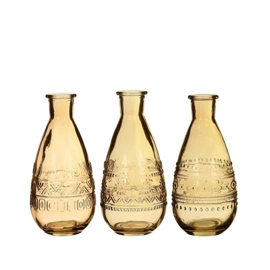 BOTTLE ROME OCRE  D7.5 H14.5 12PCS