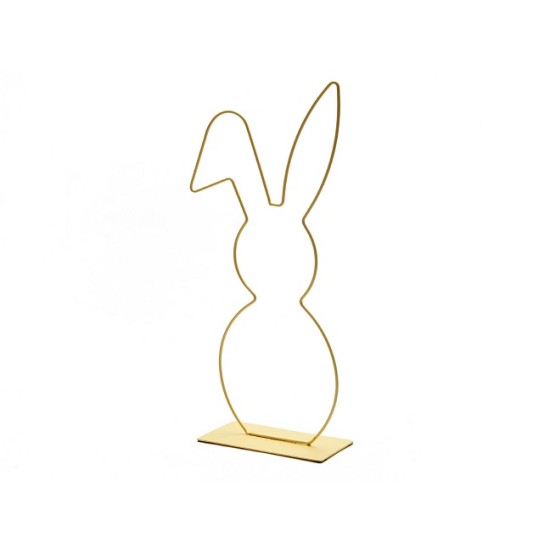 FRAME BUNNY SUR SOCLE 50CM JAUNE