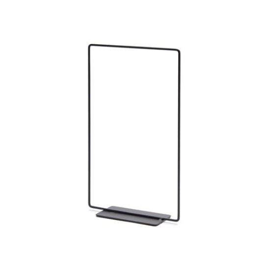 FRAME RECTANGLE ON BASE 25X40CM BLACK