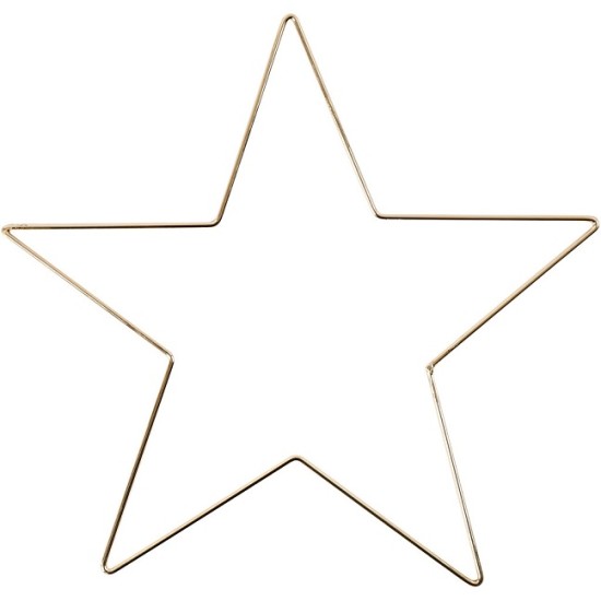 FRAME STAR 40CM GOLD