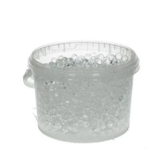 BILLES DE GEL DECORATIFS (PERLES D'EAU) NATUREL +/-2500ML