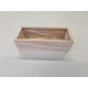 COUPE EN BOIS WHITE WASH 19X8X6CM