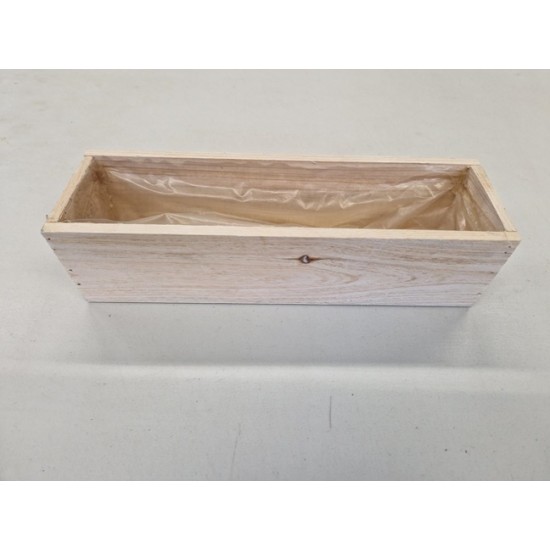 COUPE EN BOIS WHITE WASH 29X8.5X7.5CM