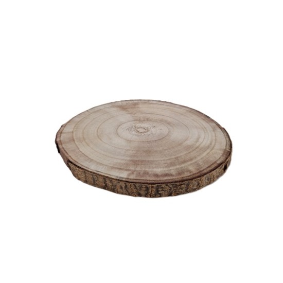 HOUTSCHIJF PAULOWNIA D25 H3CM NATUREL HOUTSCHIJF PAULOWNIA D25 H3CM NATUREL