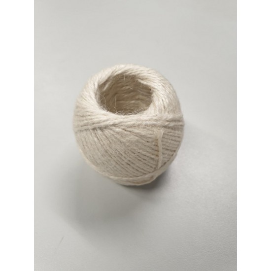 CORE JUTE 2 TIGES +/-100GR ECRU