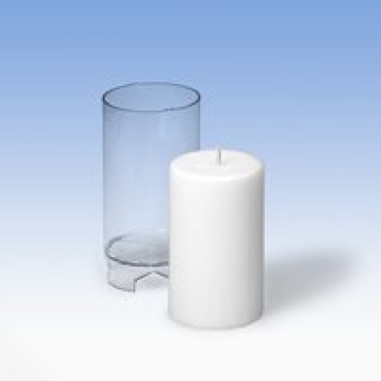 CANDLE MALL CYLINDER 62X107MM