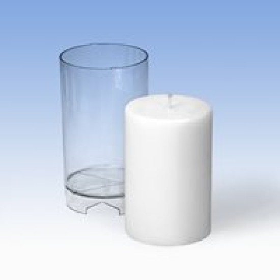 CANDLE MALL CYLINDER 82X130MM