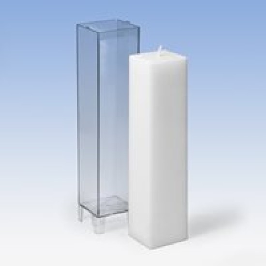 CANDLE MALL RECTANGLE 50X50MMX220MM