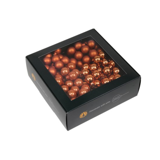 KERSTBOLLEN 20MM MANDARIN 144ST