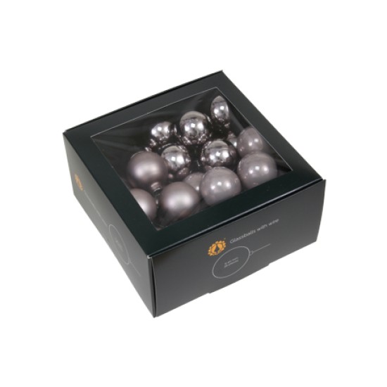 BOULE DE NOEL 40MM TUFFSTONE 36PCS