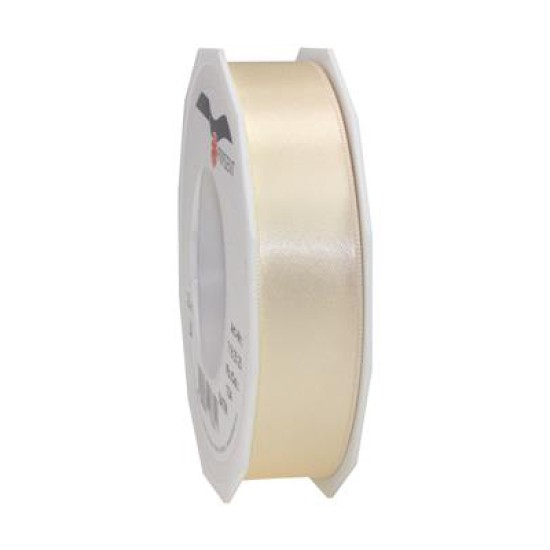 RIBBON SATIN 3MM 50M CREME