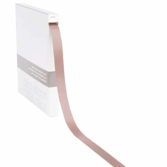 RIBBON BEL SATIN 100MX10MM NUDE