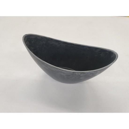 COUPE EN PLASTIQUE CHARROUX 24X10 H14 GRIS