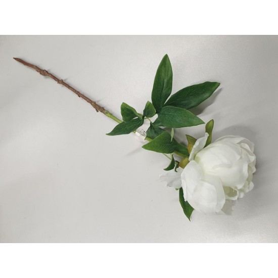 PEONY 55CM WHITE