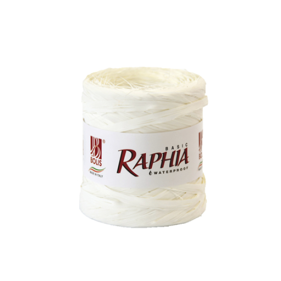 RAFFIA WIT 200M