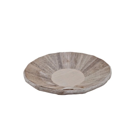 BOWL ROUND 30CM WHITE WASH BOWL ROUND 30CM WHITE WASH