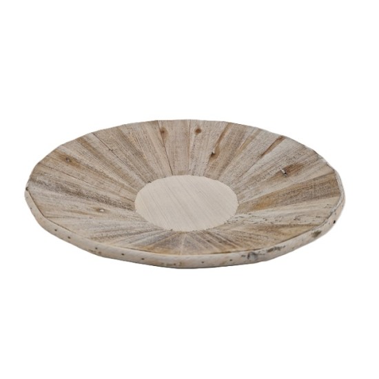 SCHAAL ROND 40CM WHITE WASH SCHAAL ROND 40CM WHITE WASH