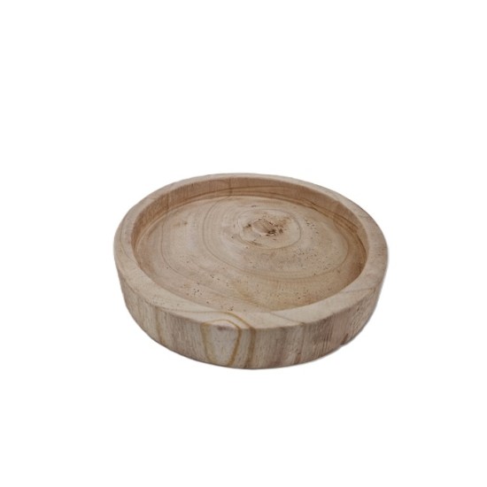 COUPE PAULOWNIA RONDE D27 H5CM NATUREL COUPE PAULOWNIA RONDE D27 H5CM NATUREL