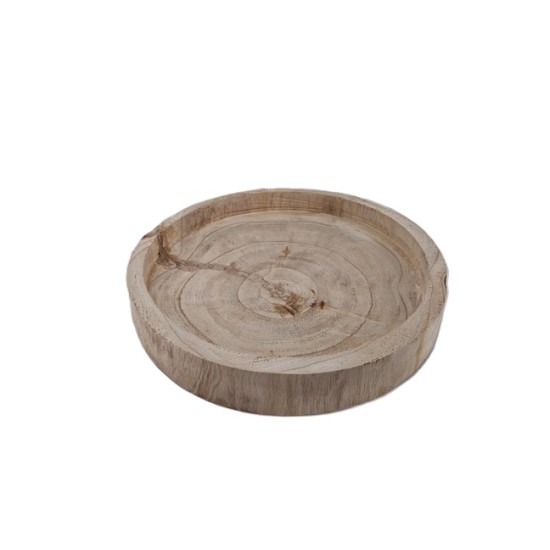SCHAAL ROND PAULOWNIA NATUREL D33 H5CM SCHAAL ROND PAULOWNIA NATUREL D33 H5CM