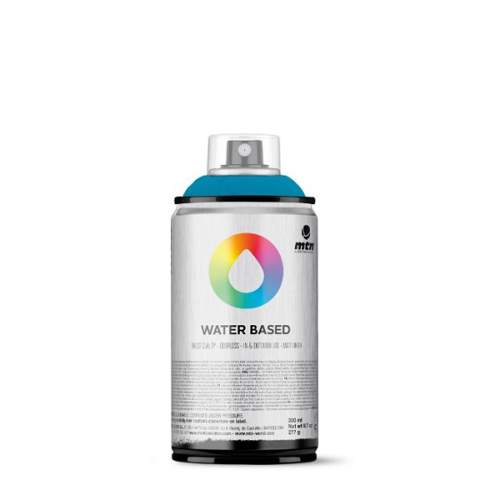 SPRAY BLUE GREEN 300ML WATER BASED