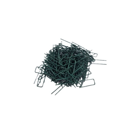 AGRAFES (CAVALIERS) FLORALES POUR MOUSSE 10/30 LAQUE VERT /BOITE AGRAFES (CAVALIERS) FLORALES POUR MOUSSE 10/30 LAQUE VERT /BOITE
