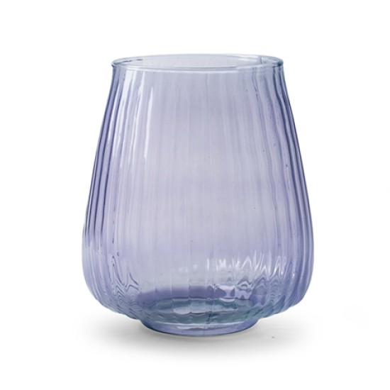 VASE MARBELLA H19.5 D18.5 LILAC