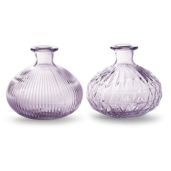 VASE SOLEIL H12.5 LILAC