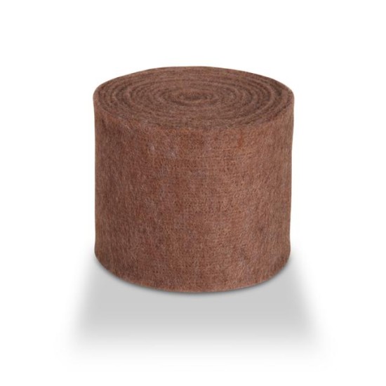 WOOL FELT 15CM +/-5M DARK BROWN WOOL FELT 15CM +/-5M DARK BROWN