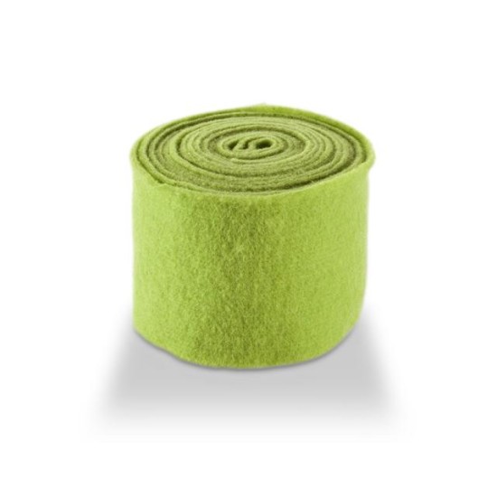 LAINE FEUTRE 7.5CM +/-5M VERT CLAIR