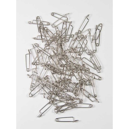 CORSAGE CLIPS ARGENT 100PCS