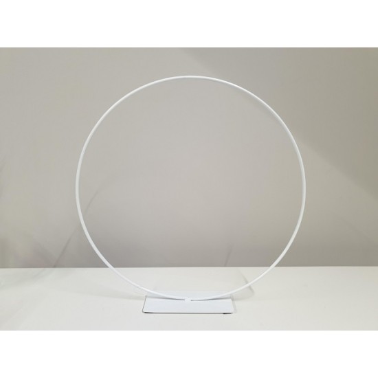 FRAME RING ON BASE 50CM WHITE