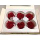 PRESERVED ROSE (ENGLISH ROSE PIPA) +/-4CM RED 6PCS