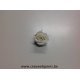 ROSE STABILISEE (MINI) +/-2.5CM BLANC 12PCS