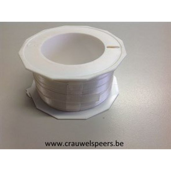 LINT RIVIERA SATIN 25m 10mm CREME