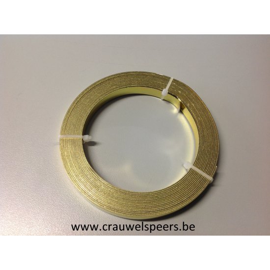 ALUMINUM WIRE FLAT 10MMX5MX1MM GOLD