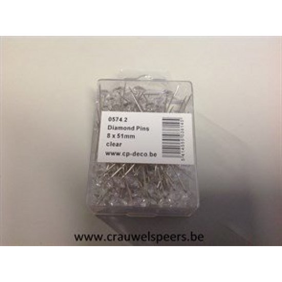 DIAMANT PINS 6X55MM 100PCS