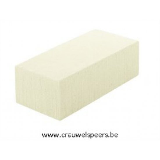 RAINBOW FOAM BLOK 23X11X8CM IVORY 4ST