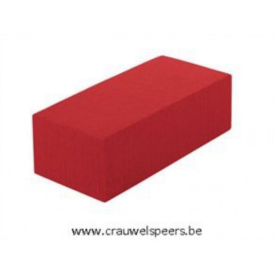 RAINBOW FOAM BLOK 23X11X8CM BAROQUE RED 4ST