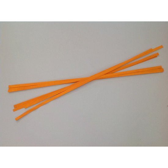 WOOD STRIPS 80/2CM ORANGE (APRICOT) +/-500GR