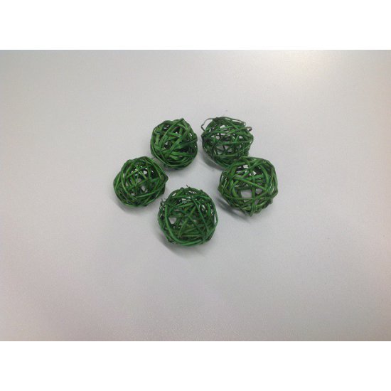 LATA BALL (BRANCH BALL) 4CM APPLE GREEN (DARK) 50PCS