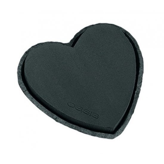 BLACK BIOLIT HART 25.5X28X4CM 2ST