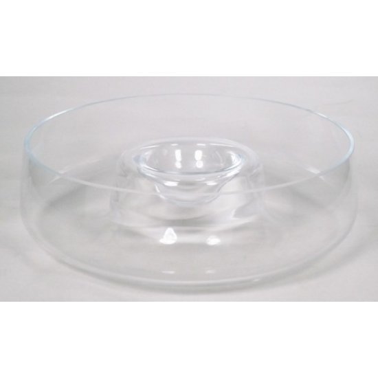 GLAS TWEEVAKS SCHAAL D30 H9.5CM