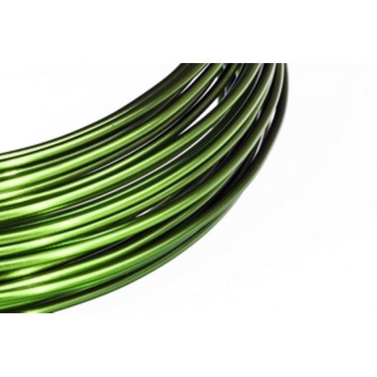 FIL ALUMINIUM 2.0MM VERT OLIVE 100GR +/-12M