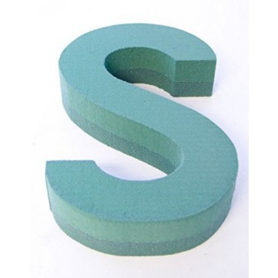 FOAM FRAME LETTER S