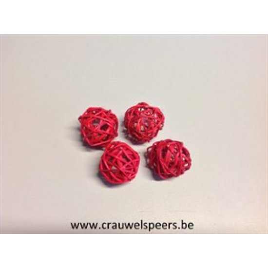 LATA BALL (BRANCH BALL) 4CM BORDEAUX 50PCS